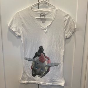 Star Wars Darth Vader Disney Dumbo Ride Tee